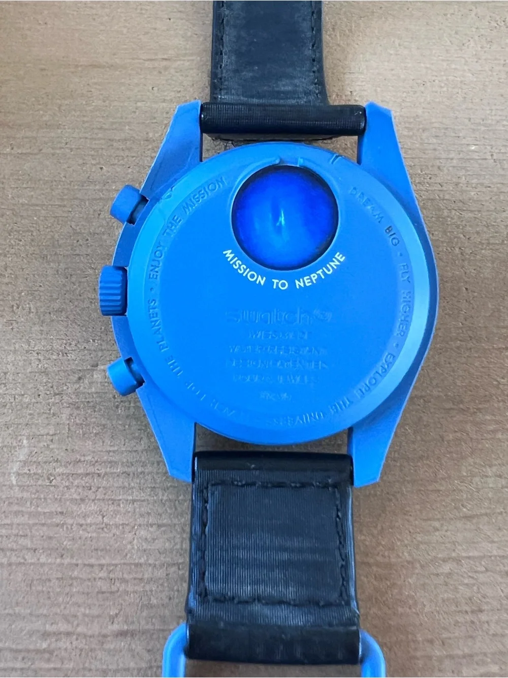 Omega Blue Bioceramic Moonwatch